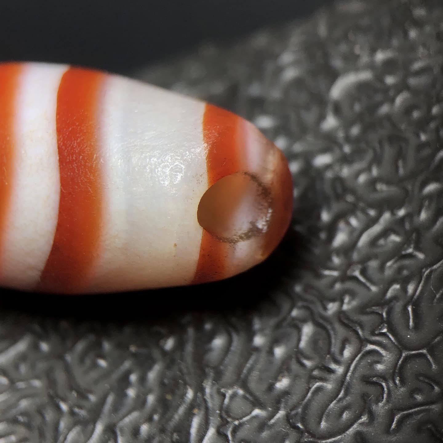 Chinese Natural Agate DZI Beads