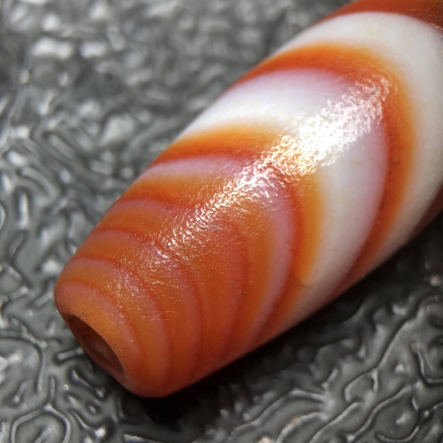 Chinese Natural Agate DZI Beads
