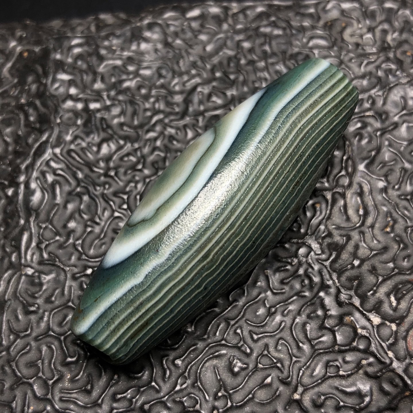 Chinese Natural Agate DZI Beads