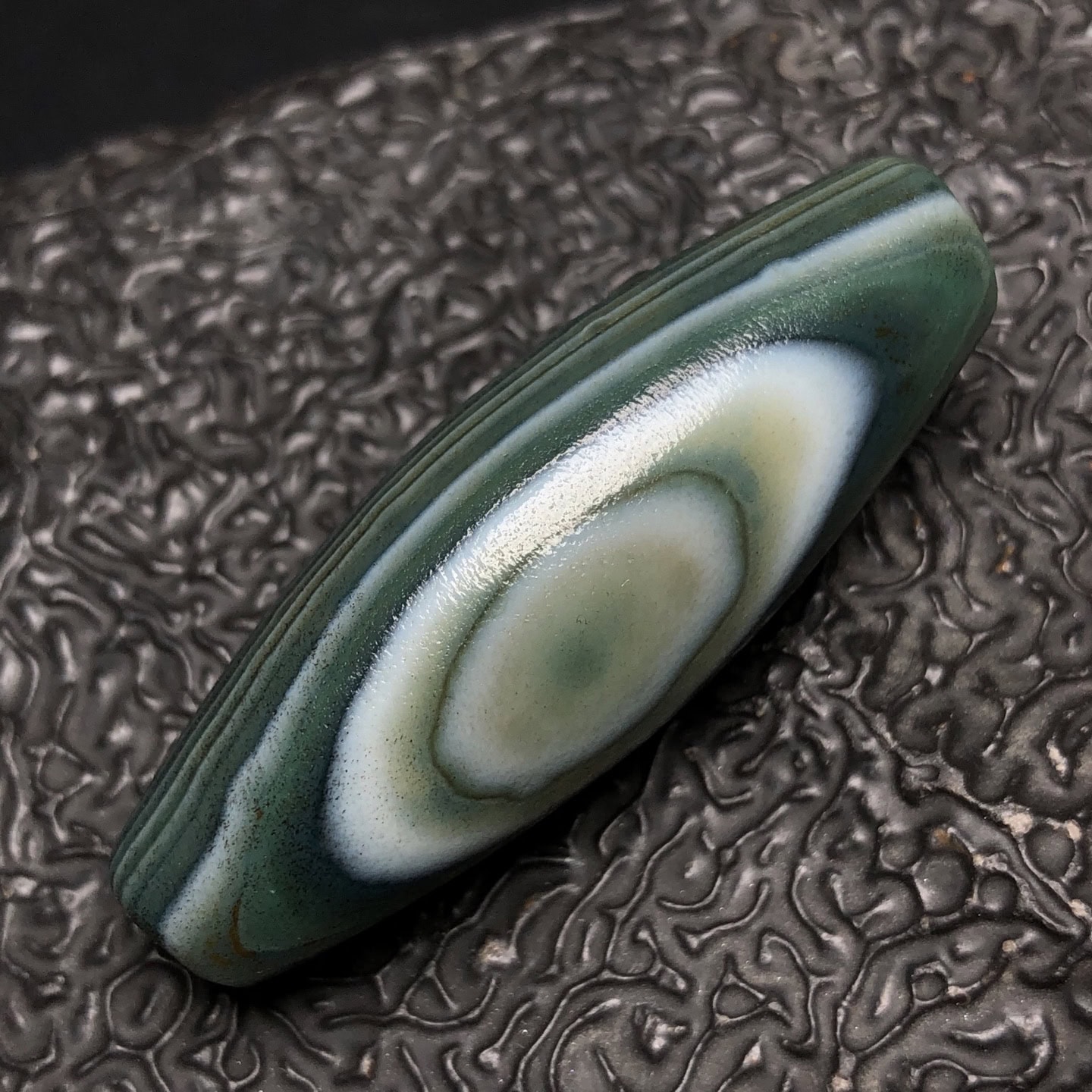 Chinese Natural Agate DZI Beads