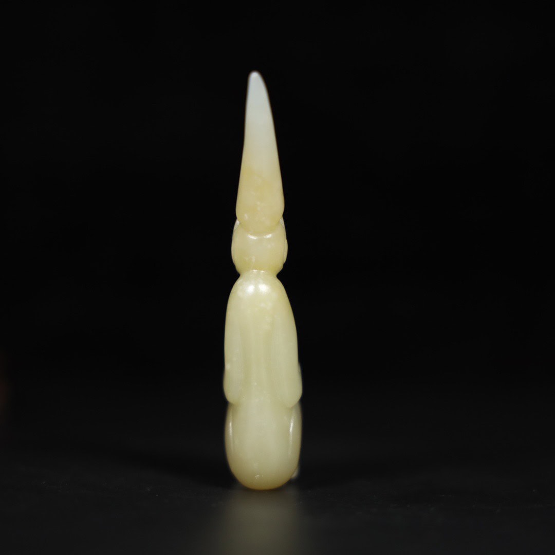 Chinese Natural Jade Carved handle