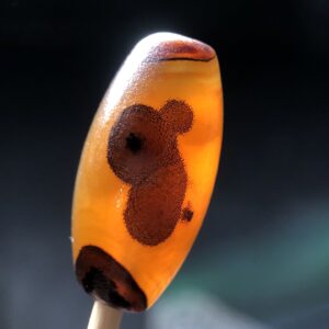 Chinese Natural Agate DZI Beads