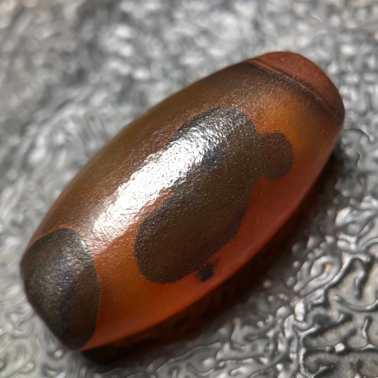 Chinese Natural Agate DZI Beads
