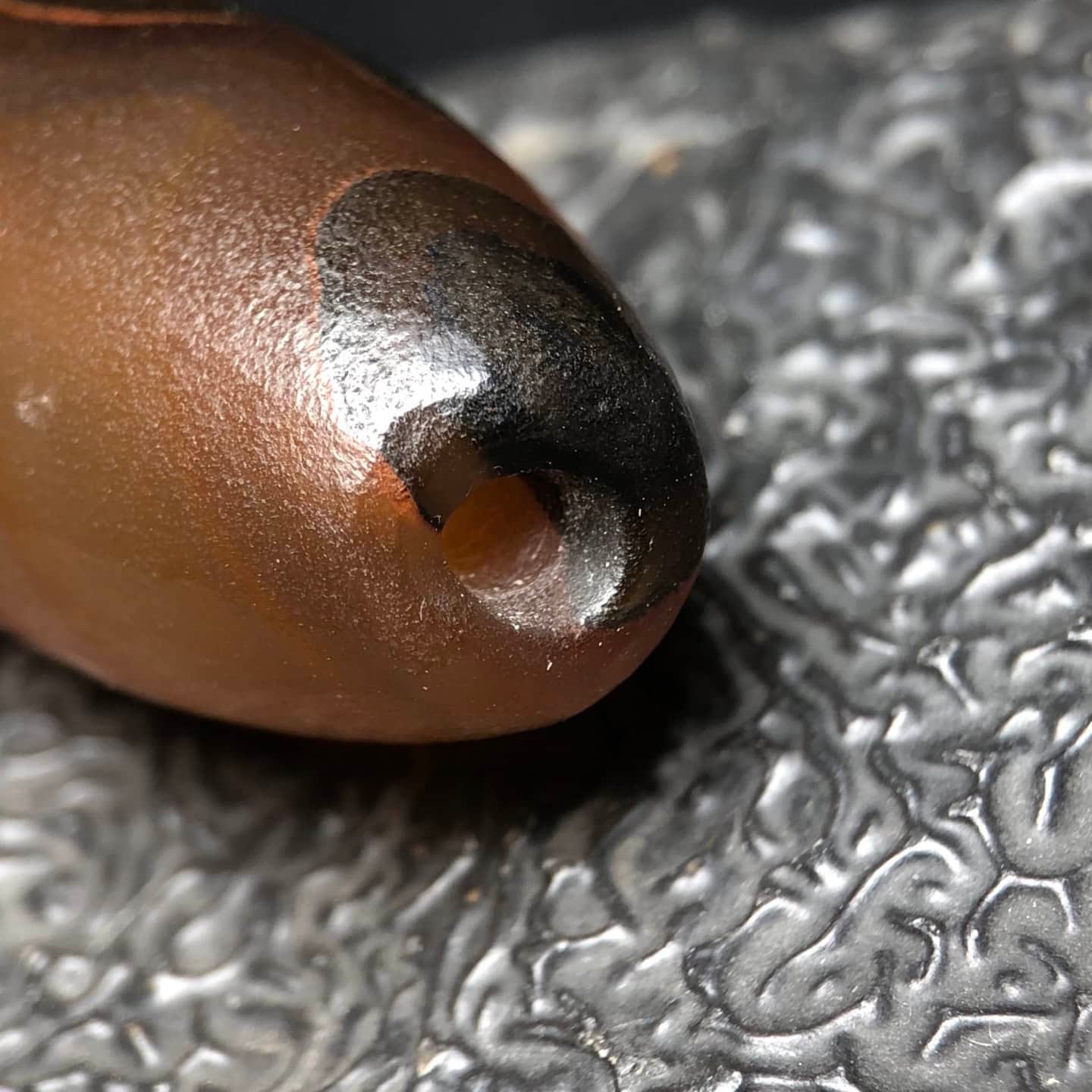 Chinese Natural Agate DZI Beads