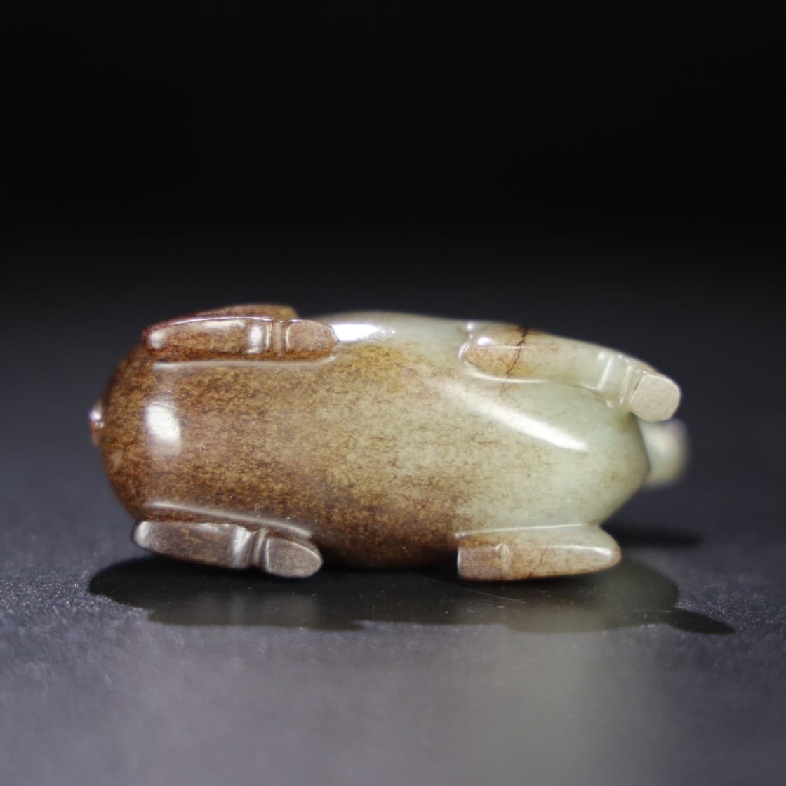 Chinese Natural Jade Carved Sheep