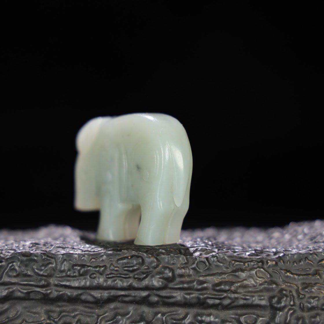 Chinese Natural Jade Carved Pig