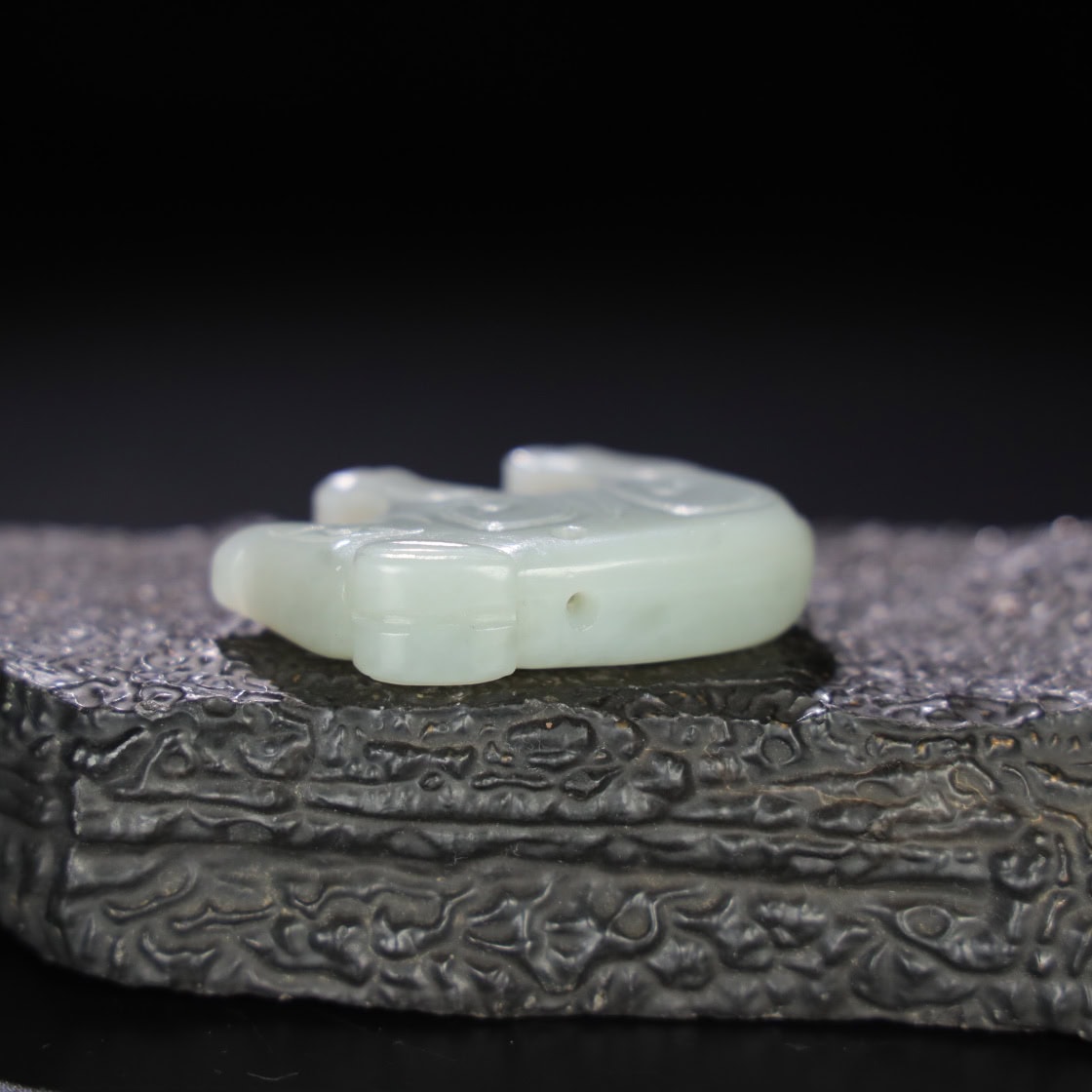 Chinese Natural Jade Carved Pig