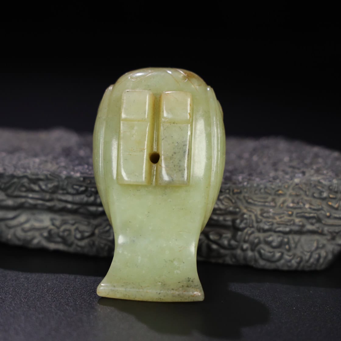 Chinese Natural Jade Carved bird