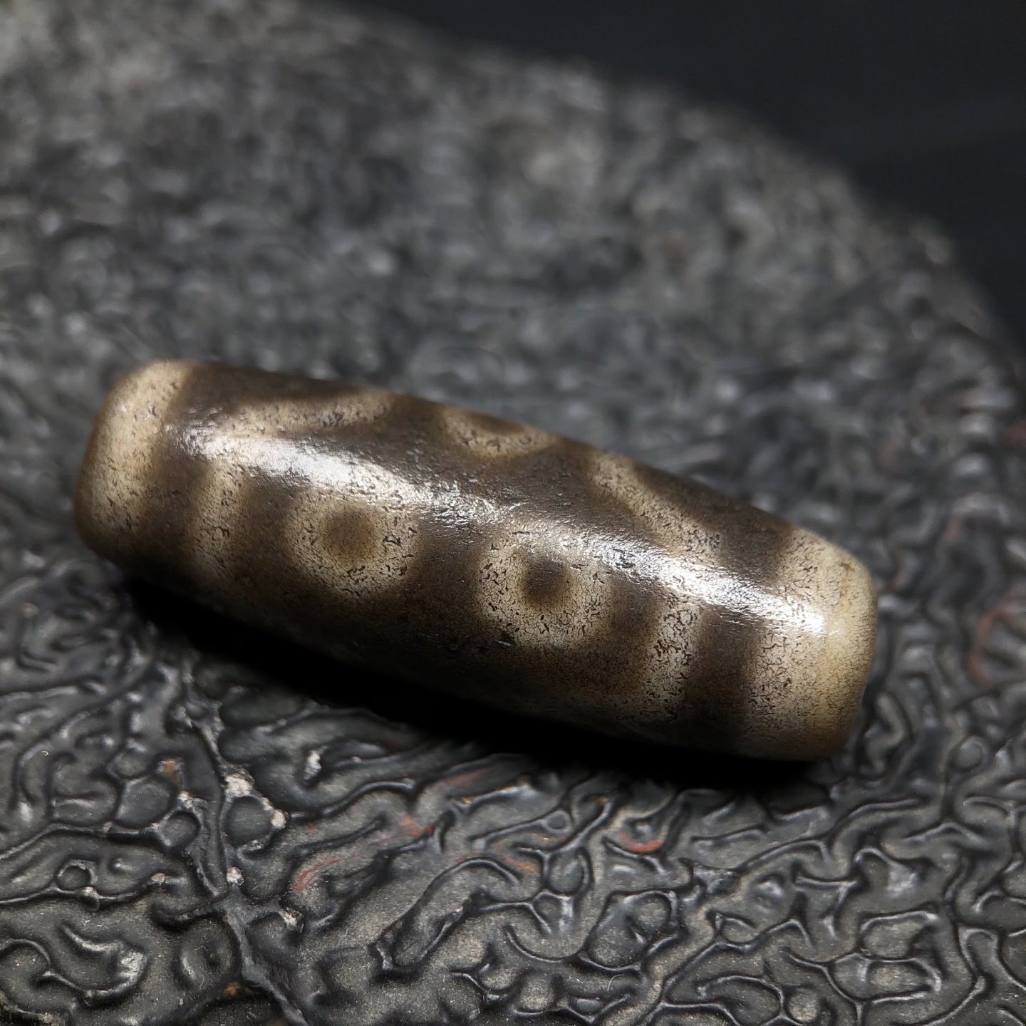 Chinese Natural Agate DZI Beads