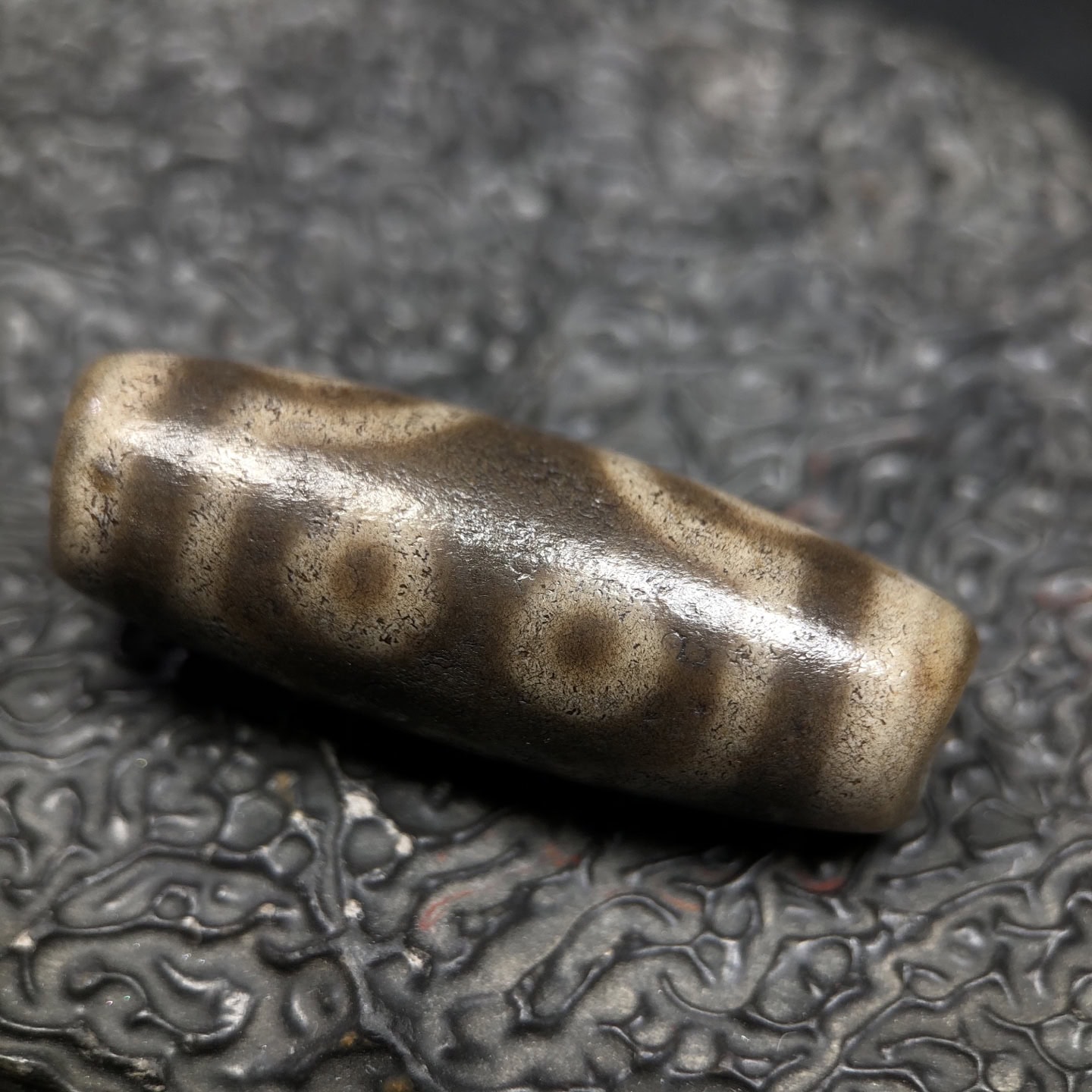 Chinese Natural Agate DZI Beads