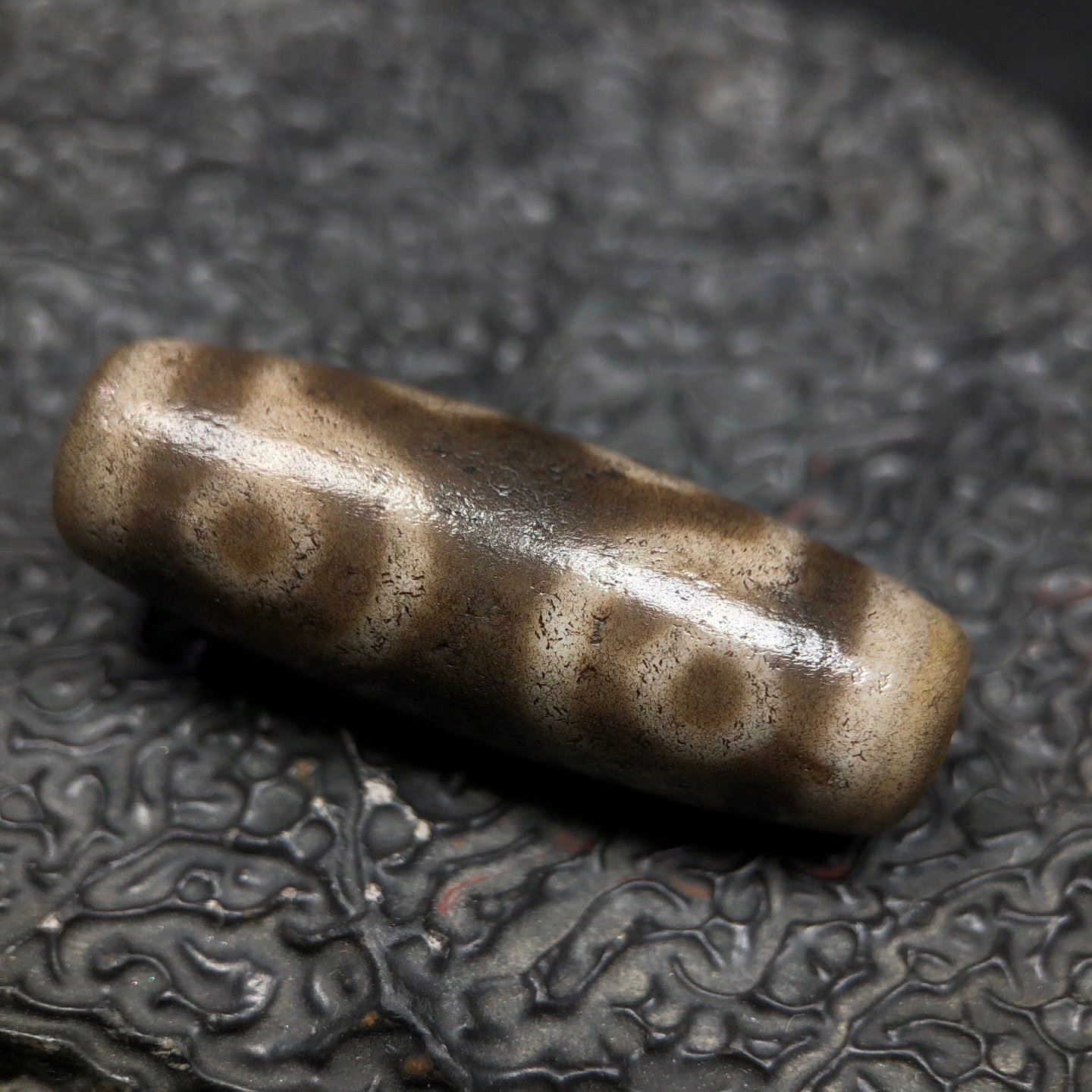 Chinese Natural Agate DZI Beads