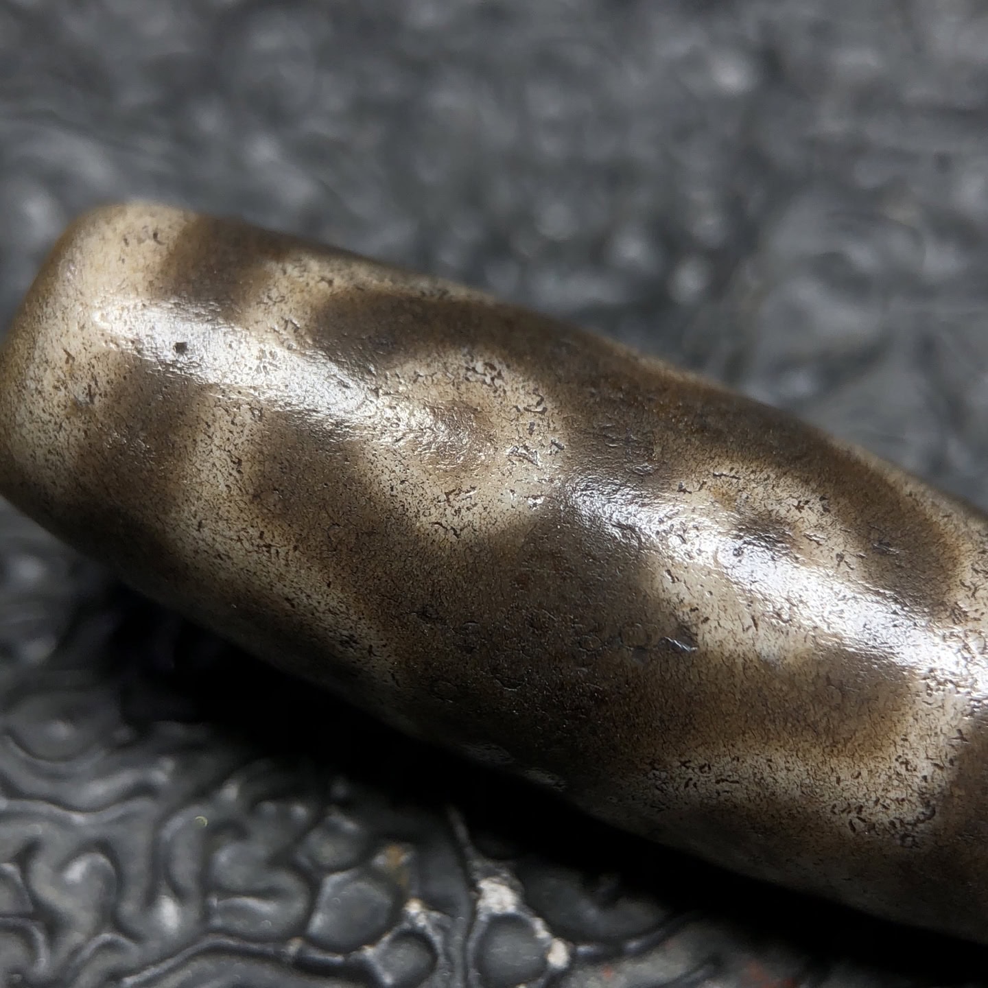 Chinese Natural Agate DZI Beads