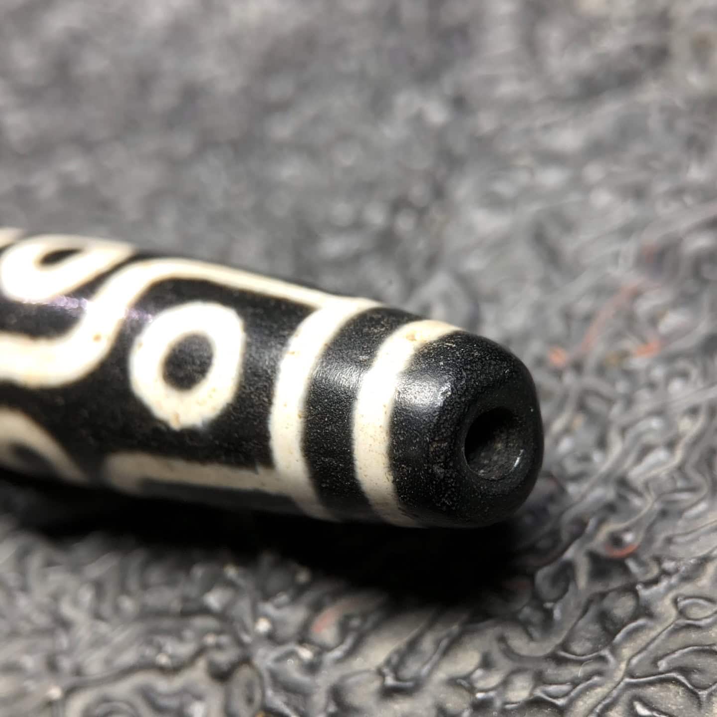 Chinese Natural Agate DZI Beads