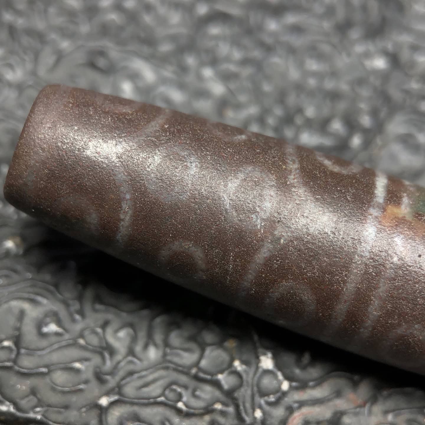Chinese Natural Agate DZI Beads