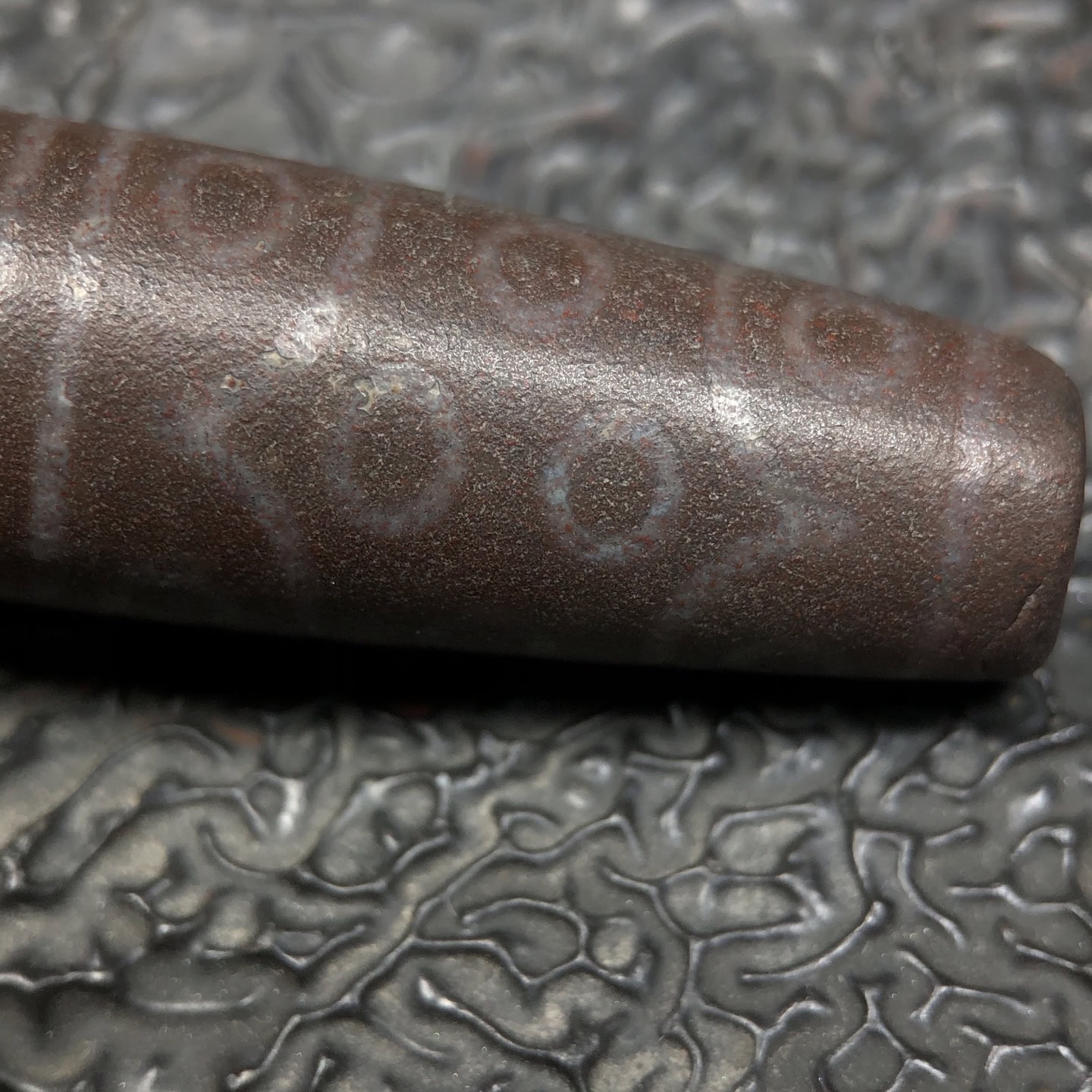 Chinese Natural Agate DZI Beads