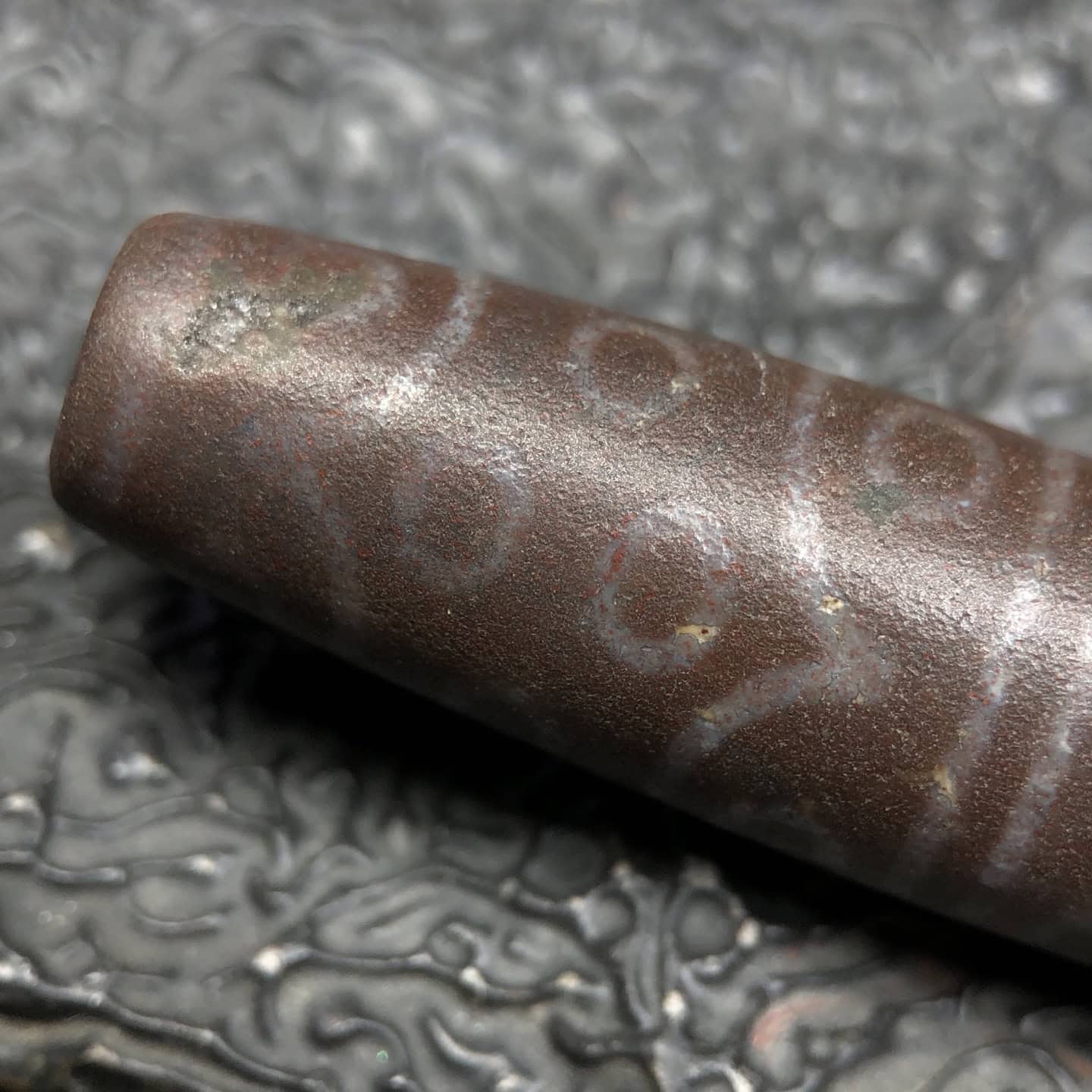 Chinese Natural Agate DZI Beads