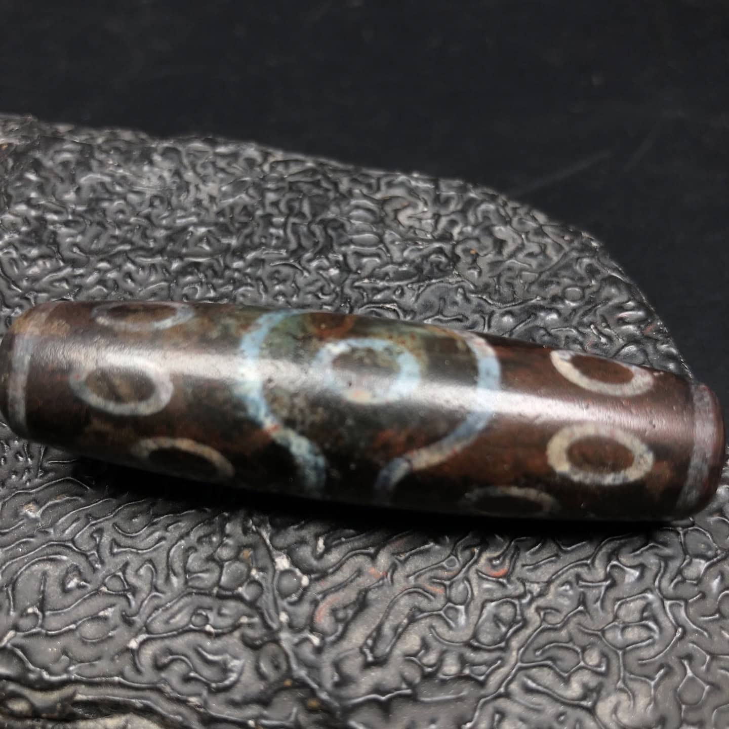 Chinese Natural Agate DZI Beads