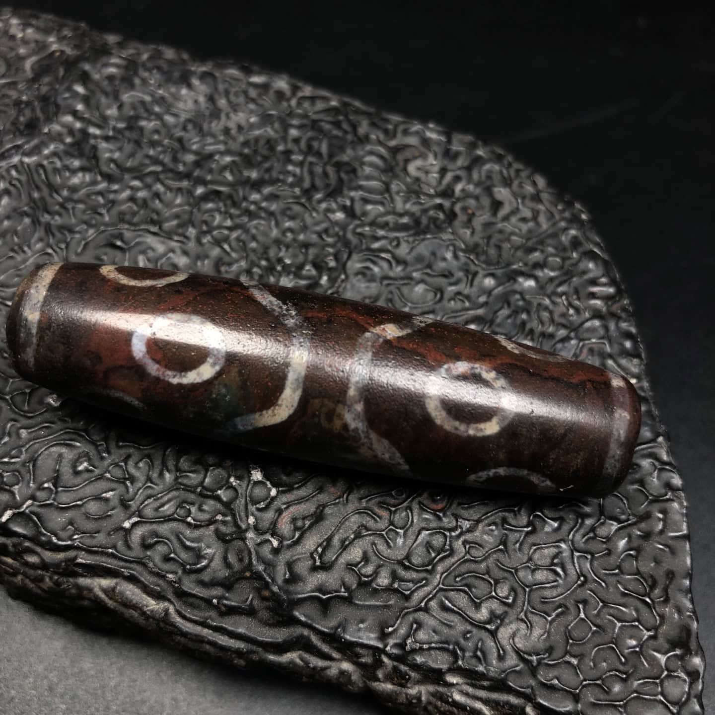 Chinese Natural Agate DZI Beads