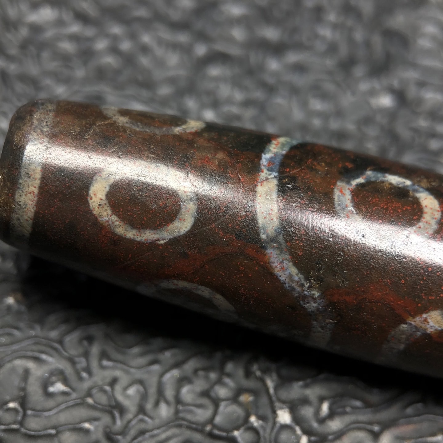 Chinese Natural Agate DZI Beads