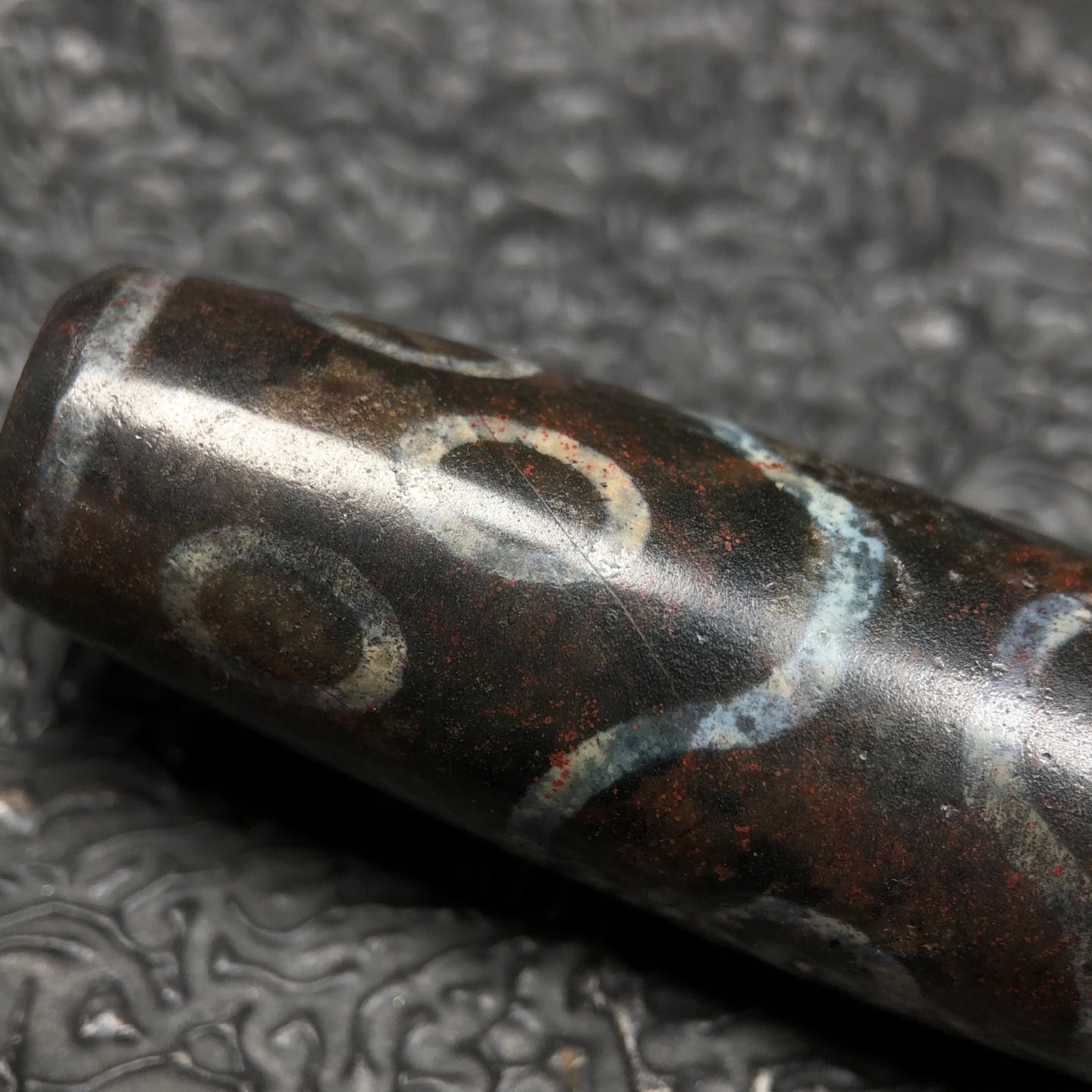 Chinese Natural Agate DZI Beads