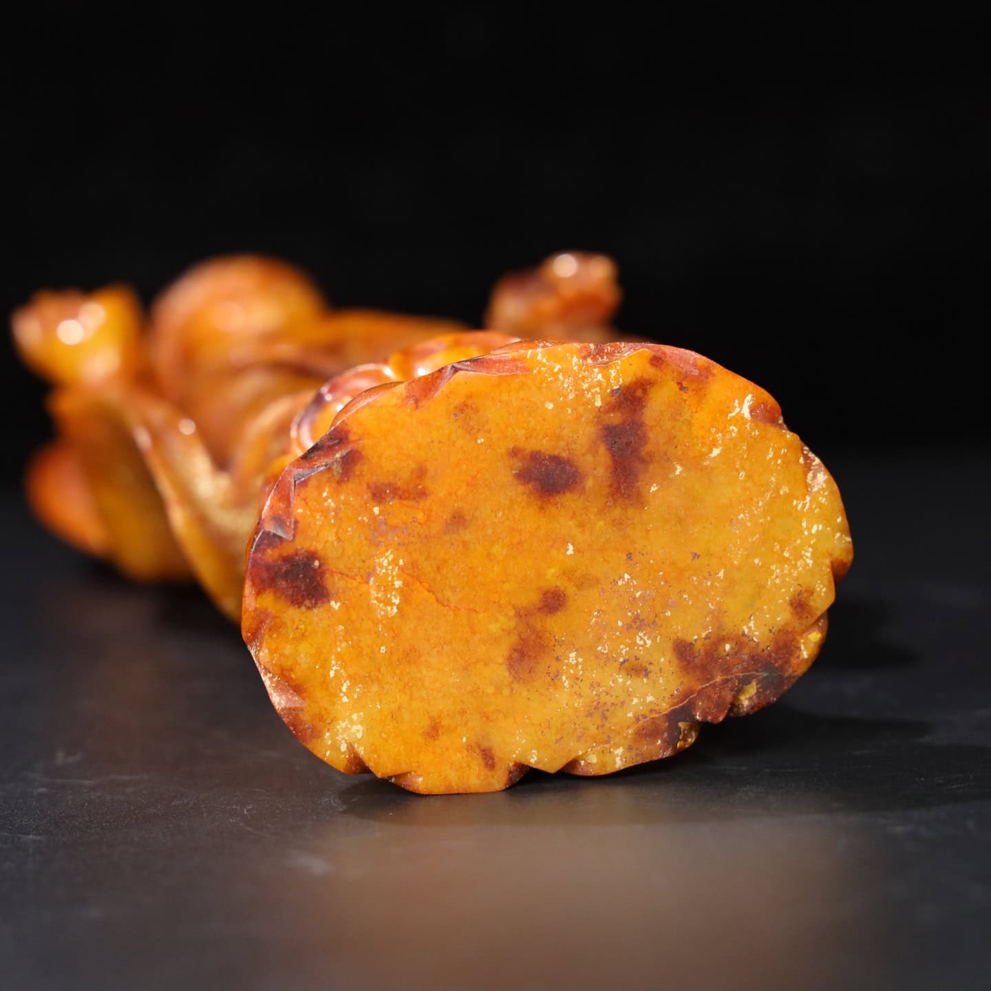 Chinese Natural Jade Carved Buddha ornaments