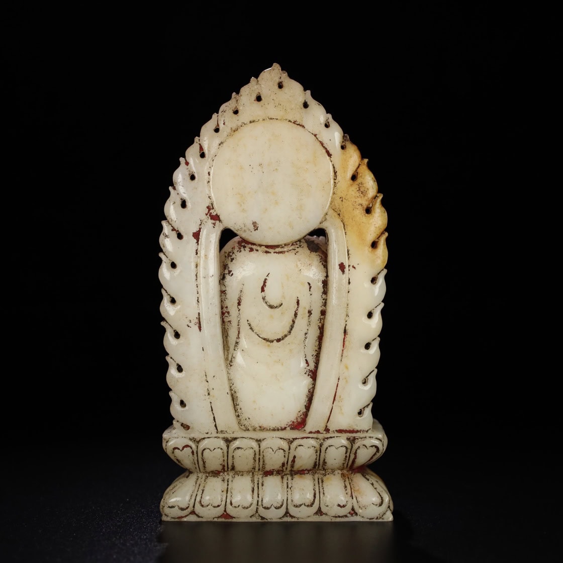 Chinese Natural Jade Carved Buddha