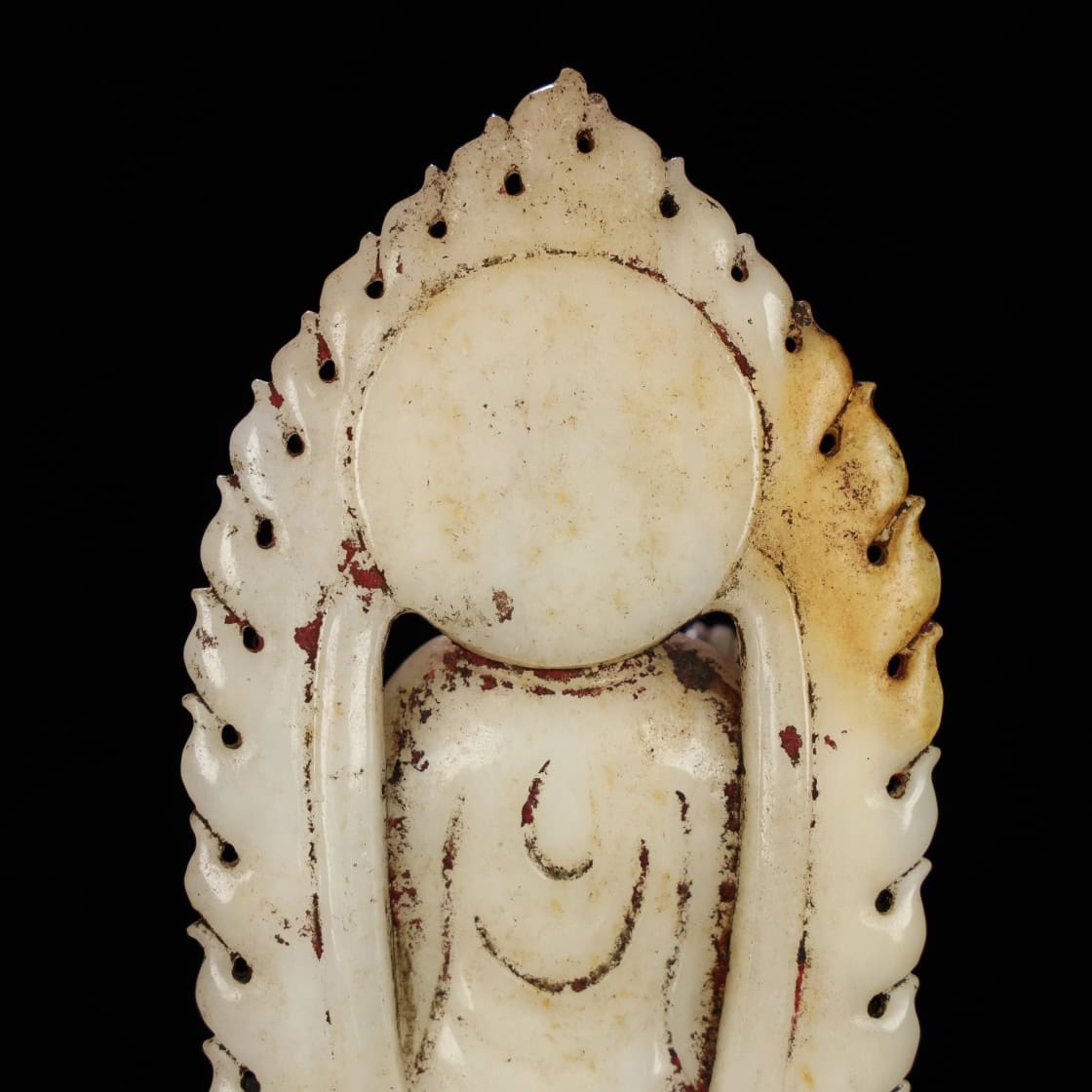 Chinese Natural Jade Carved Buddha