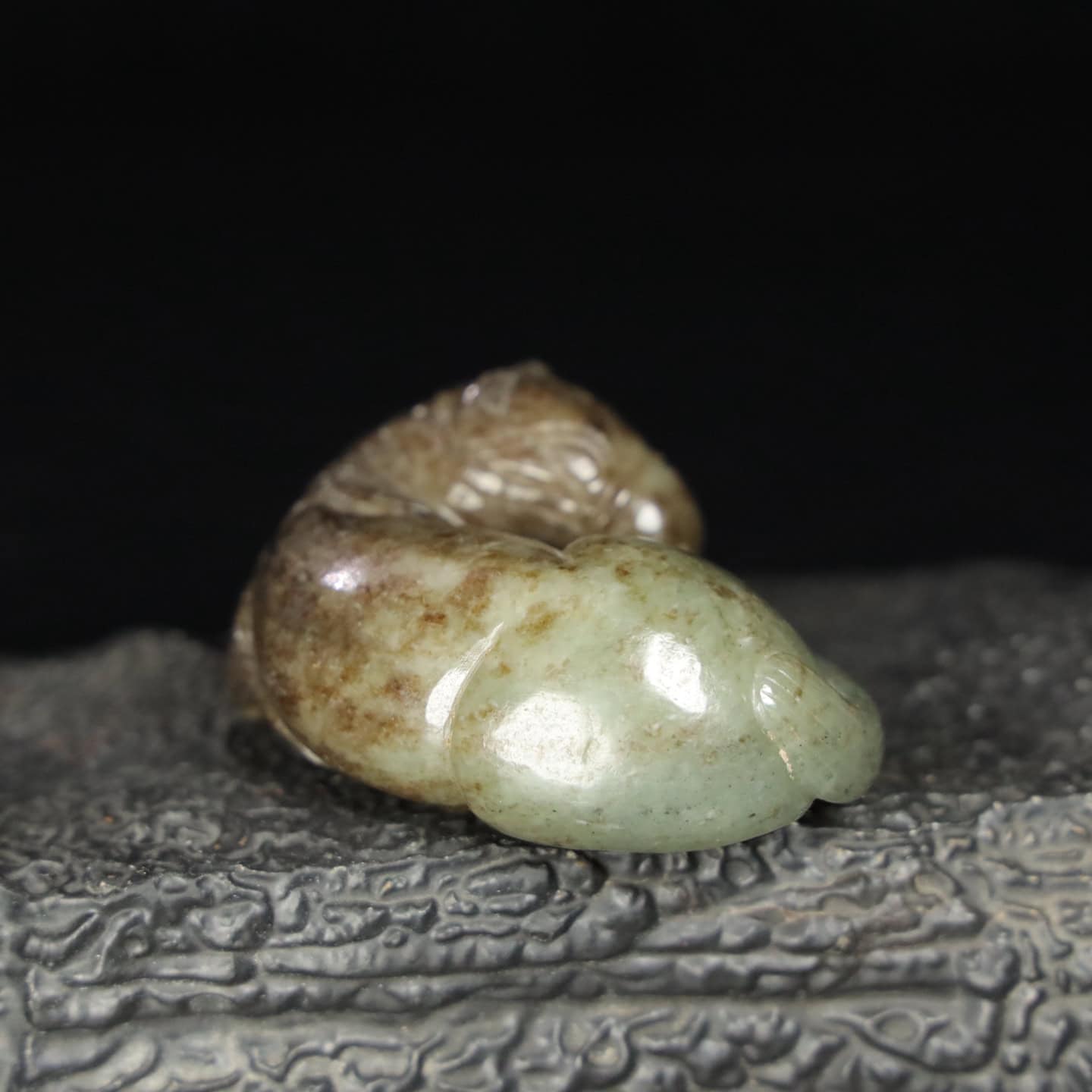 Chinese Natural Jade Carved Horses