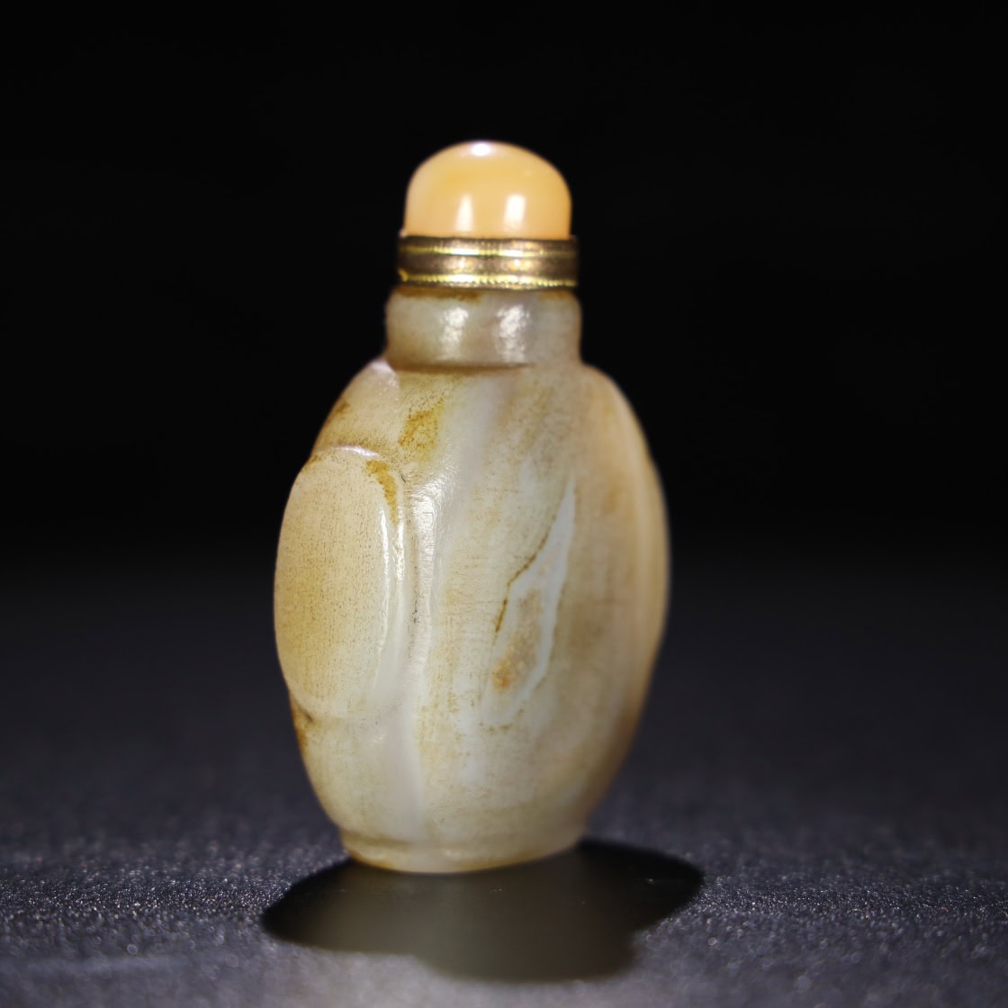 Chinese Natural Jade Carved Bottles