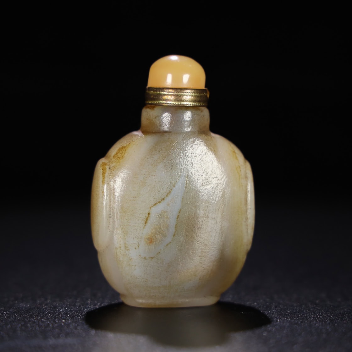 Chinese Natural Jade Carved Bottles