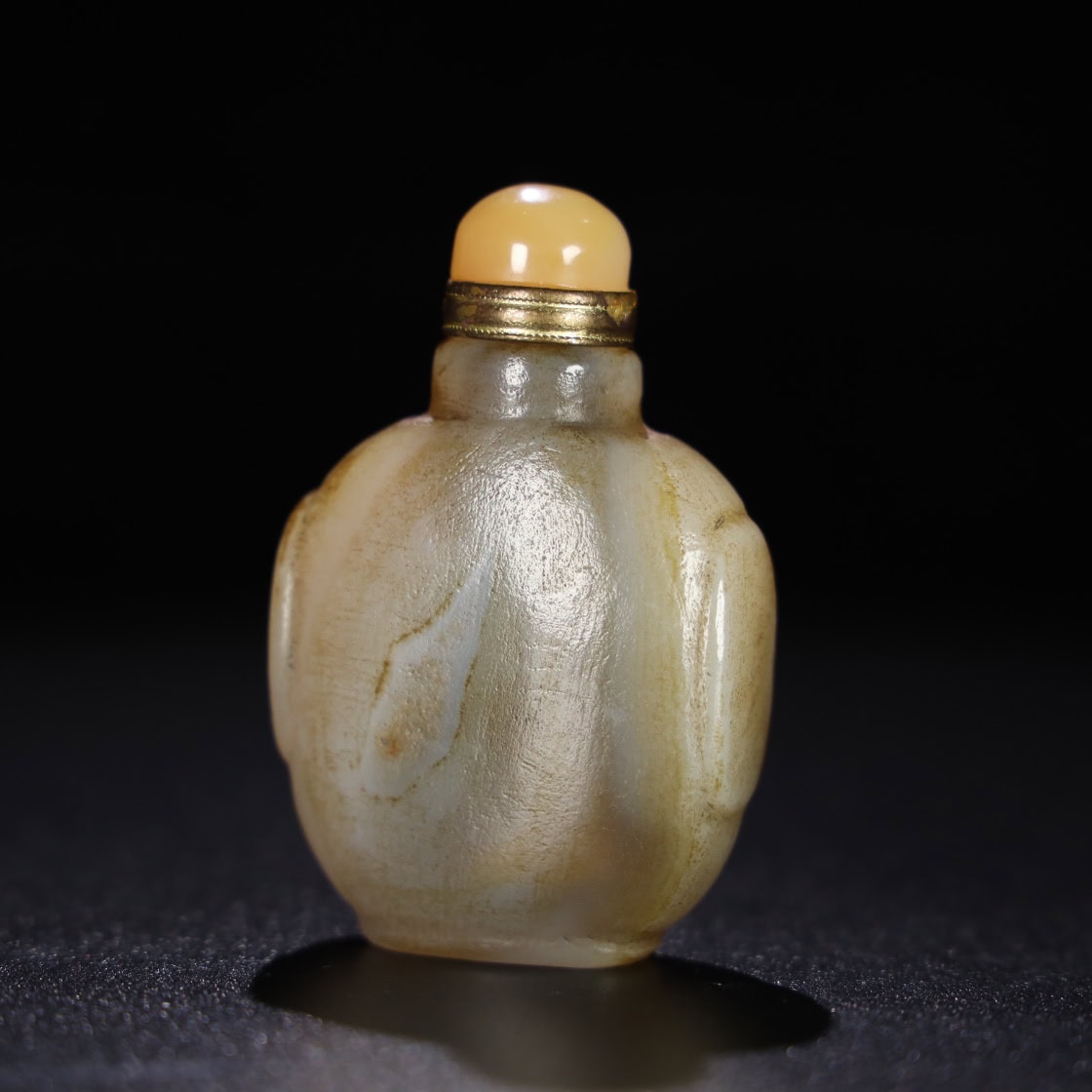 Chinese Natural Jade Carved Bottles