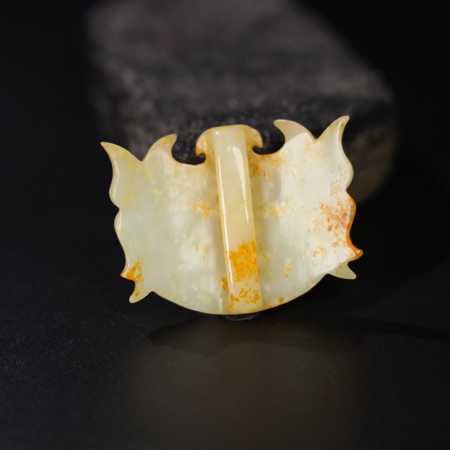 Chinese Natural Jade Carved Pendant