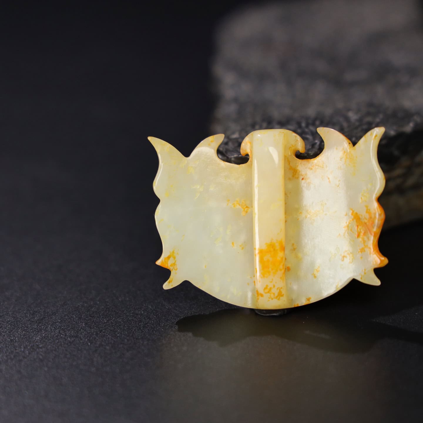 Chinese Natural Jade Carved Pendant