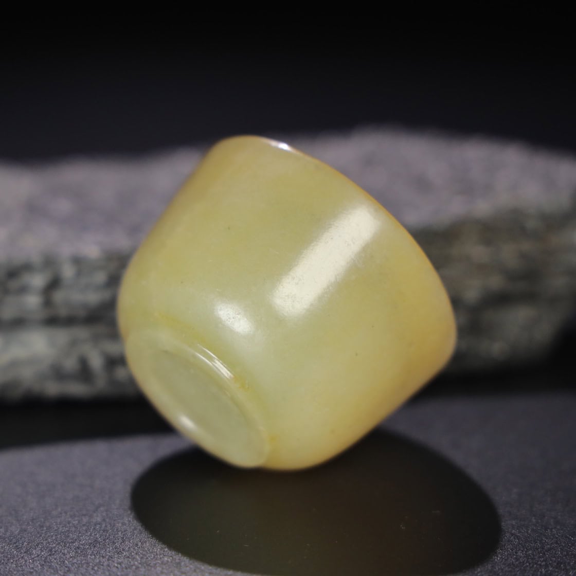 Chinese Natural Jade Carved Tea bowl