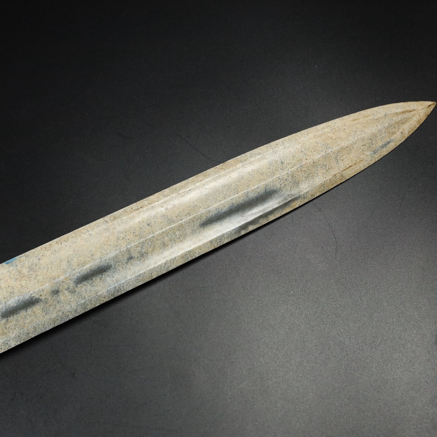 Chinese Natural Jade Carved Sword