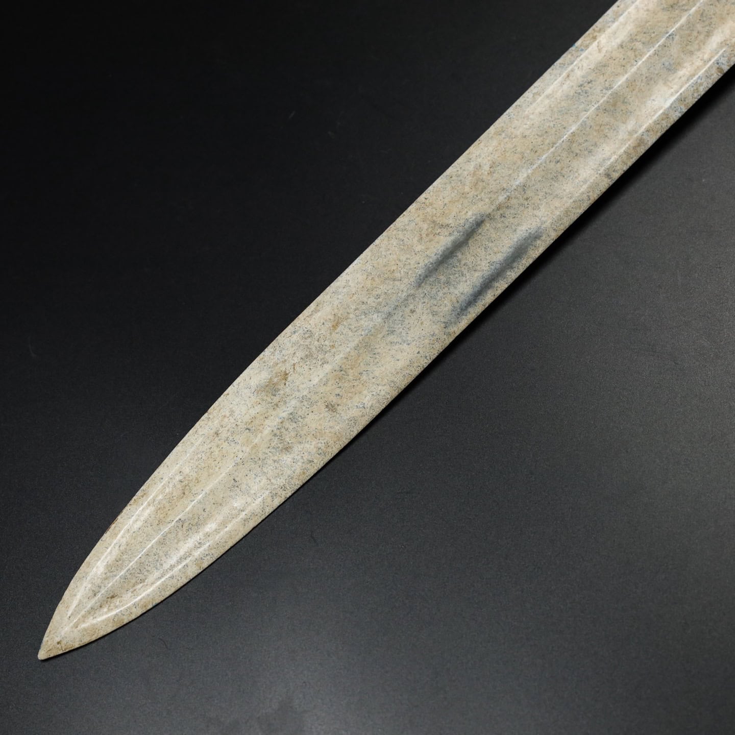Chinese Natural Jade Carved Sword