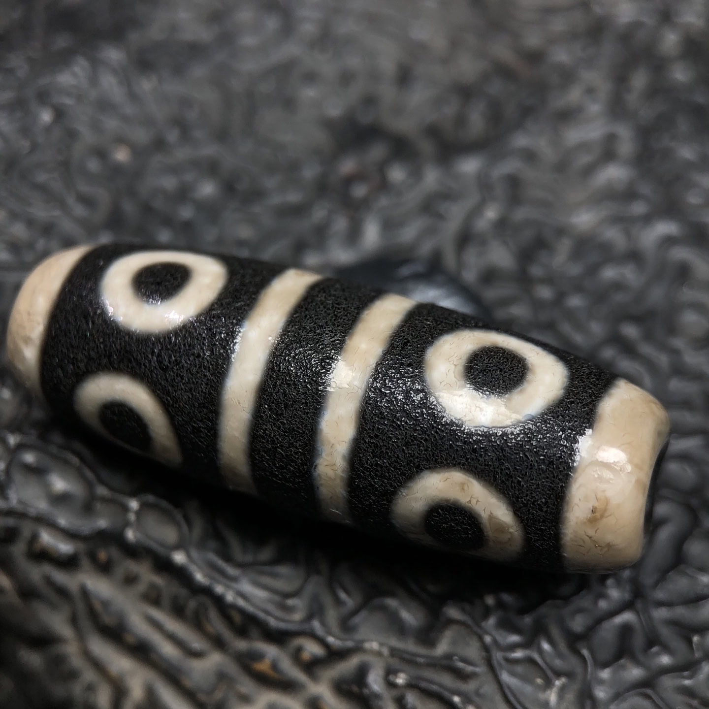 Chinese Natural Agate DZI Beads
