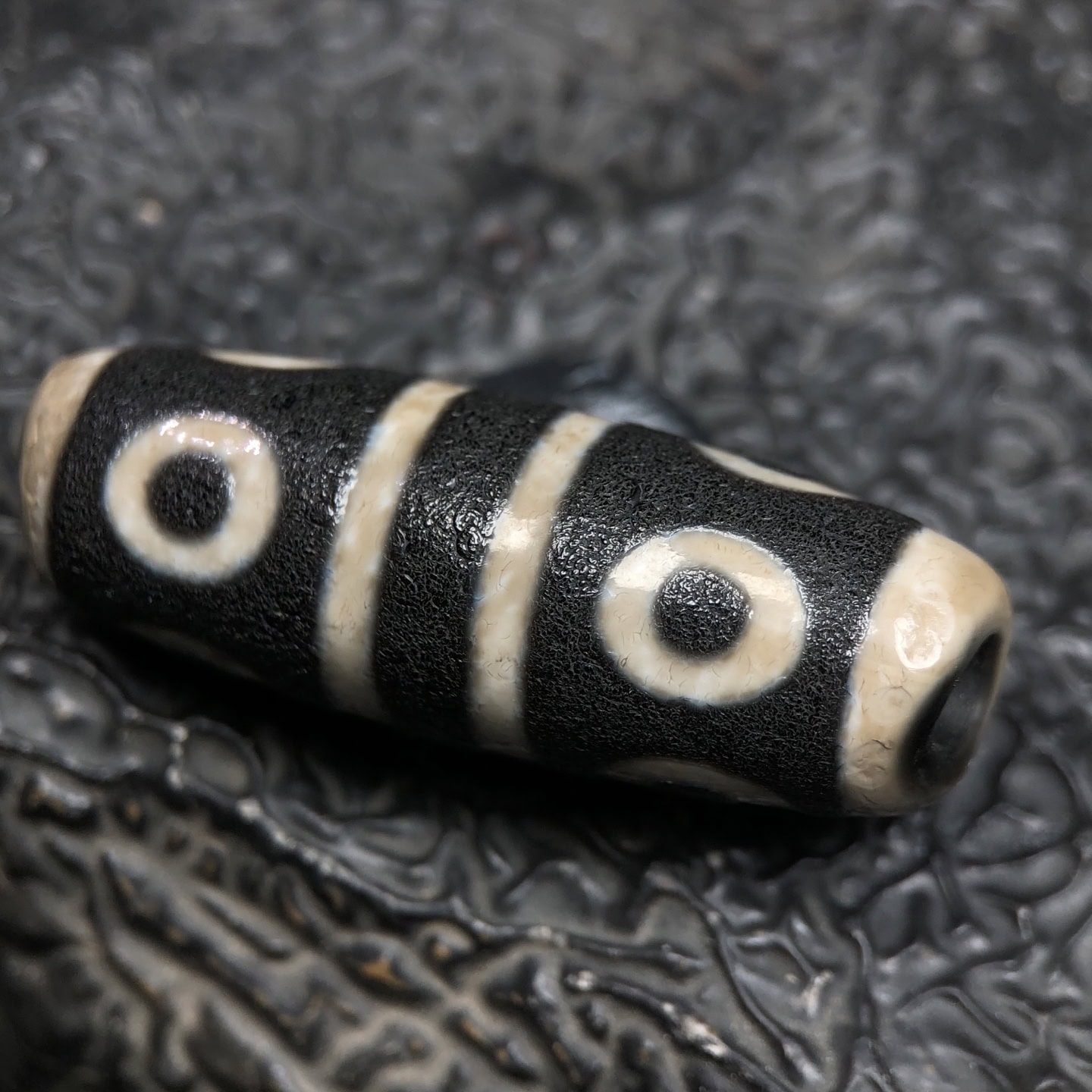 Chinese Natural Agate DZI Beads