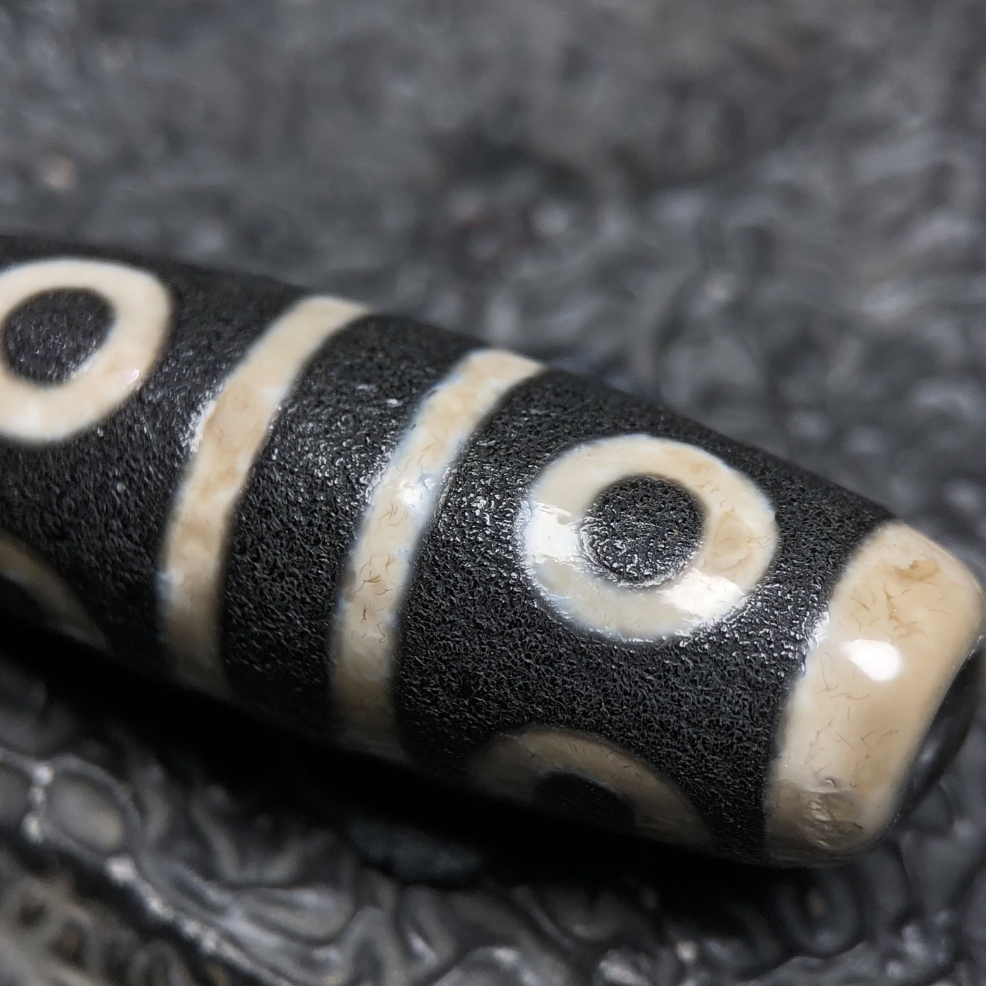 Chinese Natural Agate DZI Beads