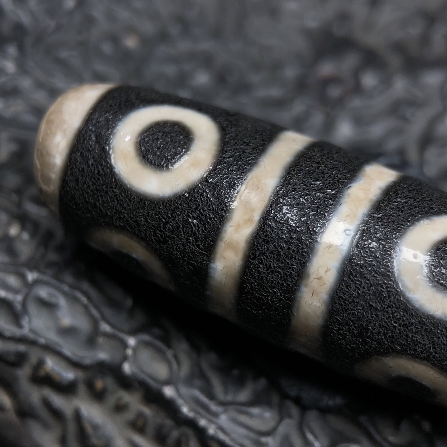 Chinese Natural Agate DZI Beads