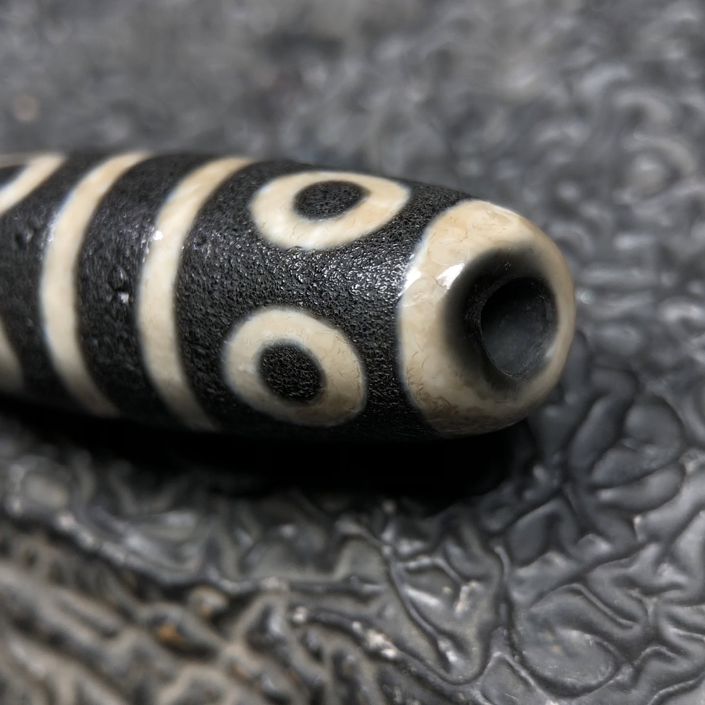 Chinese Natural Agate DZI Beads