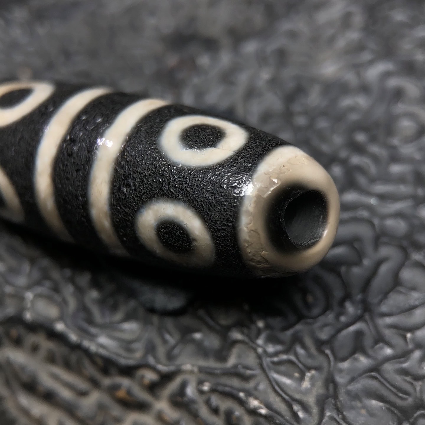 Chinese Natural Agate DZI Beads