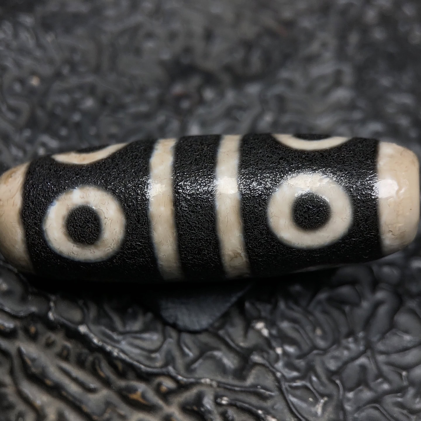 Chinese Natural Agate DZI Beads