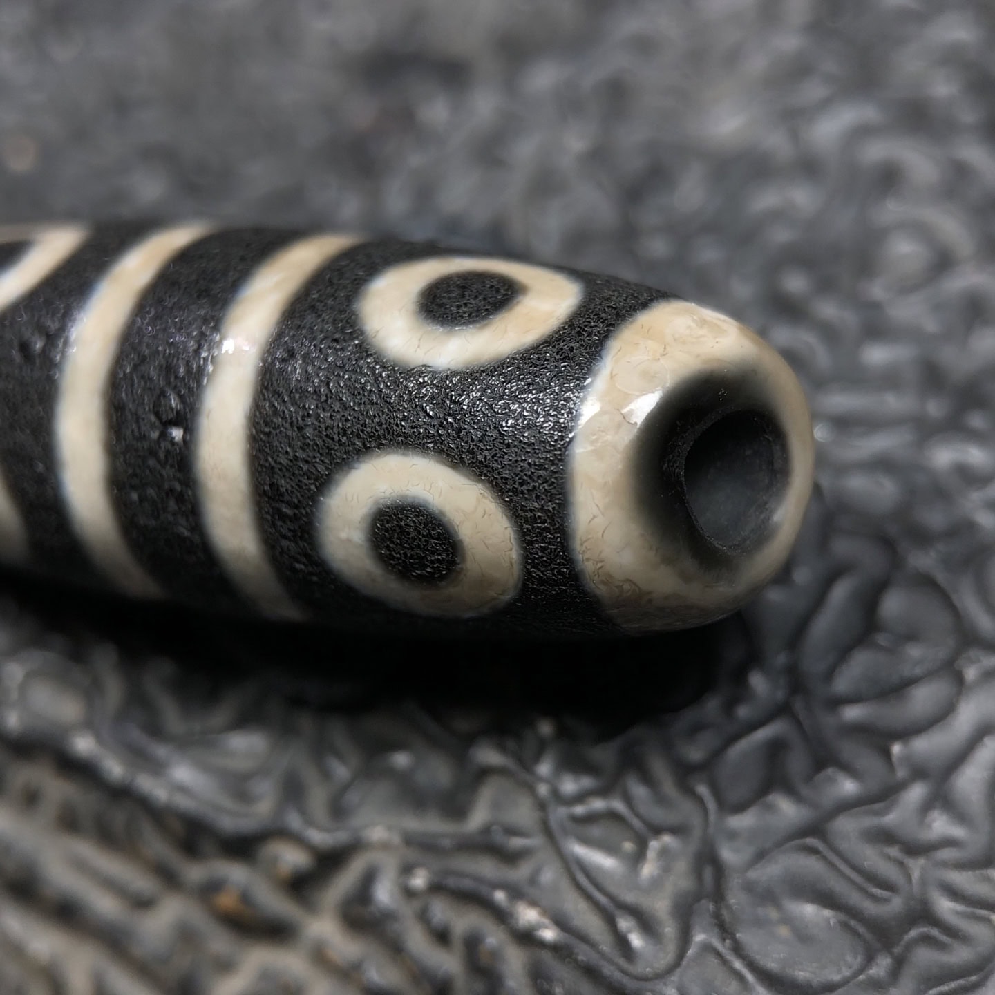 Chinese Natural Agate DZI Beads
