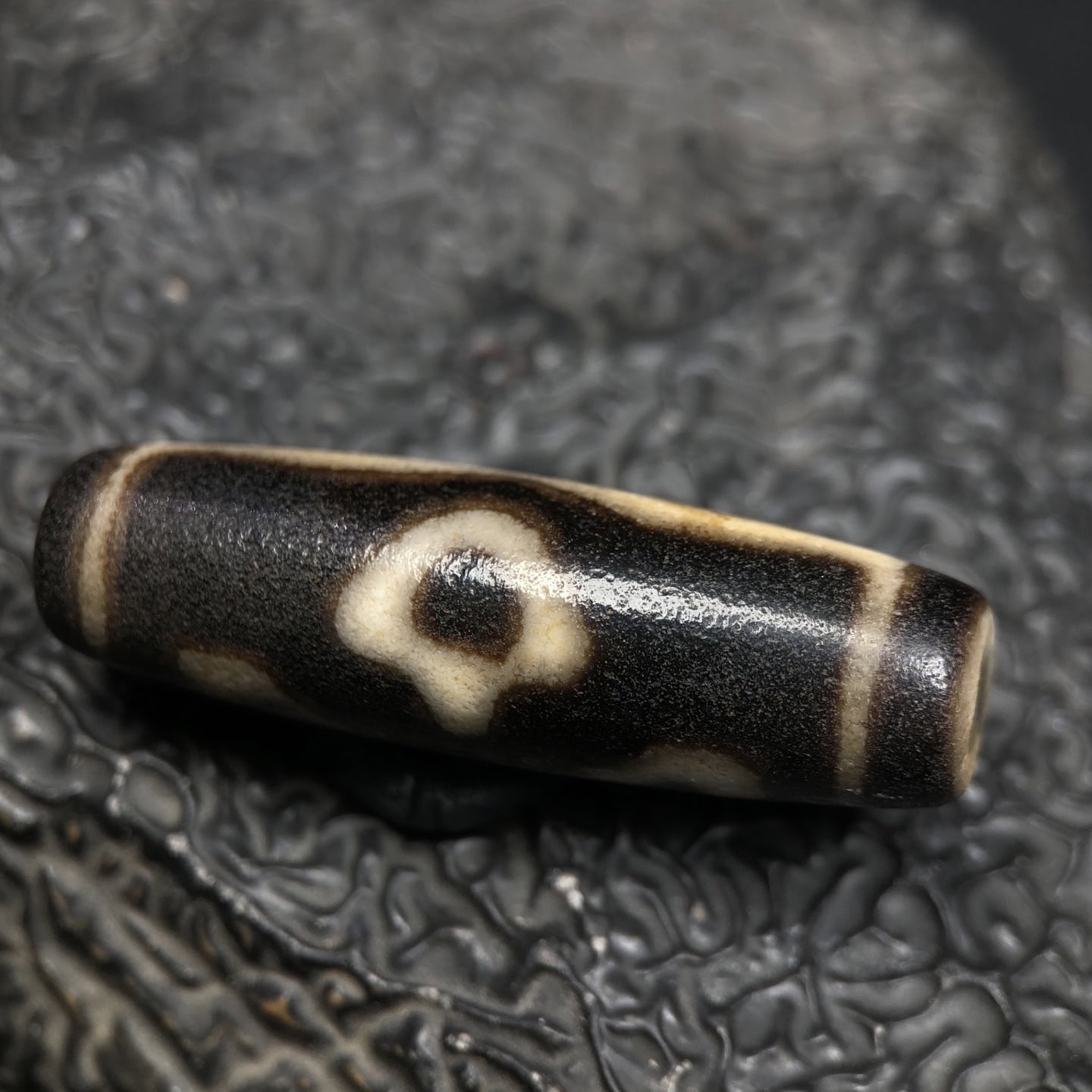 Chinese Natural Agate DZI Beads