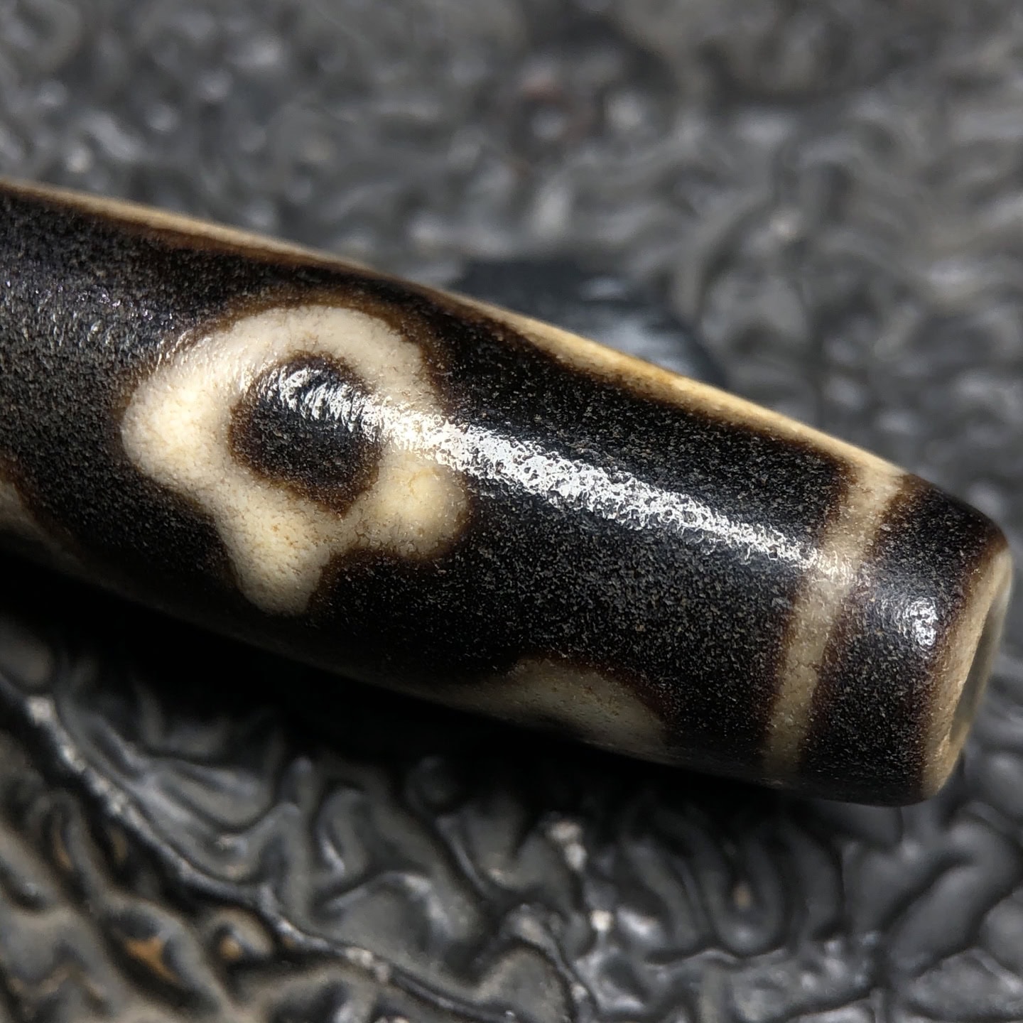 Chinese Natural Agate DZI Beads