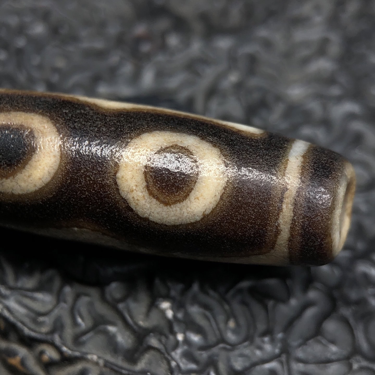 Chinese Natural Agate DZI Beads