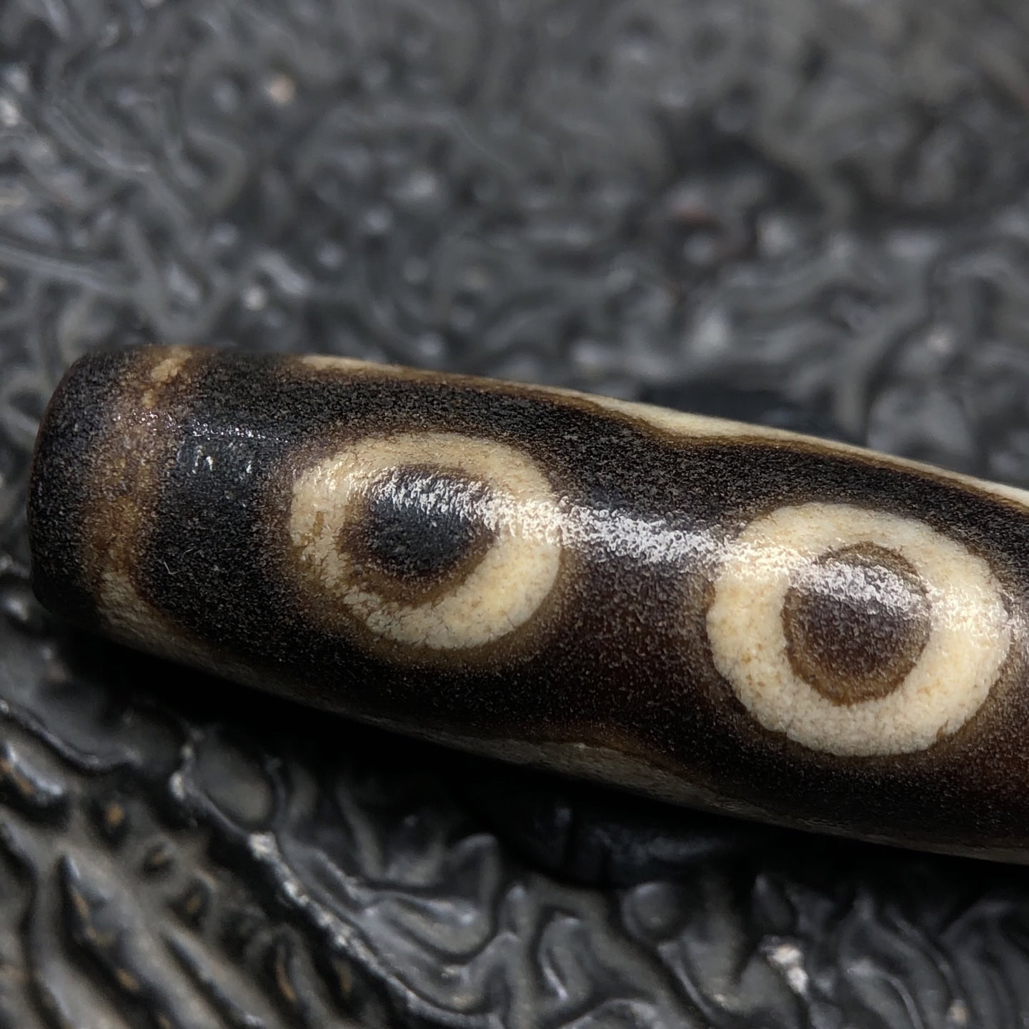 Chinese Natural Agate DZI Beads