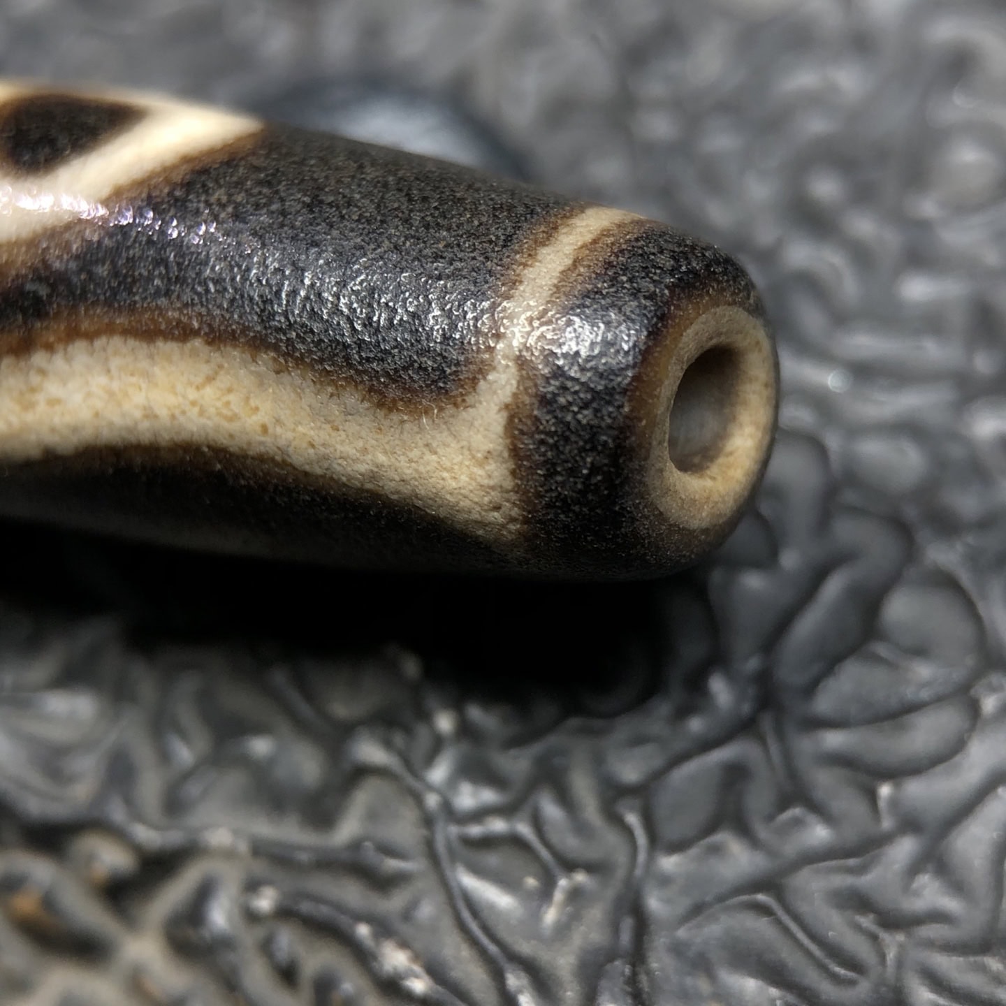 Chinese Natural Agate DZI Beads