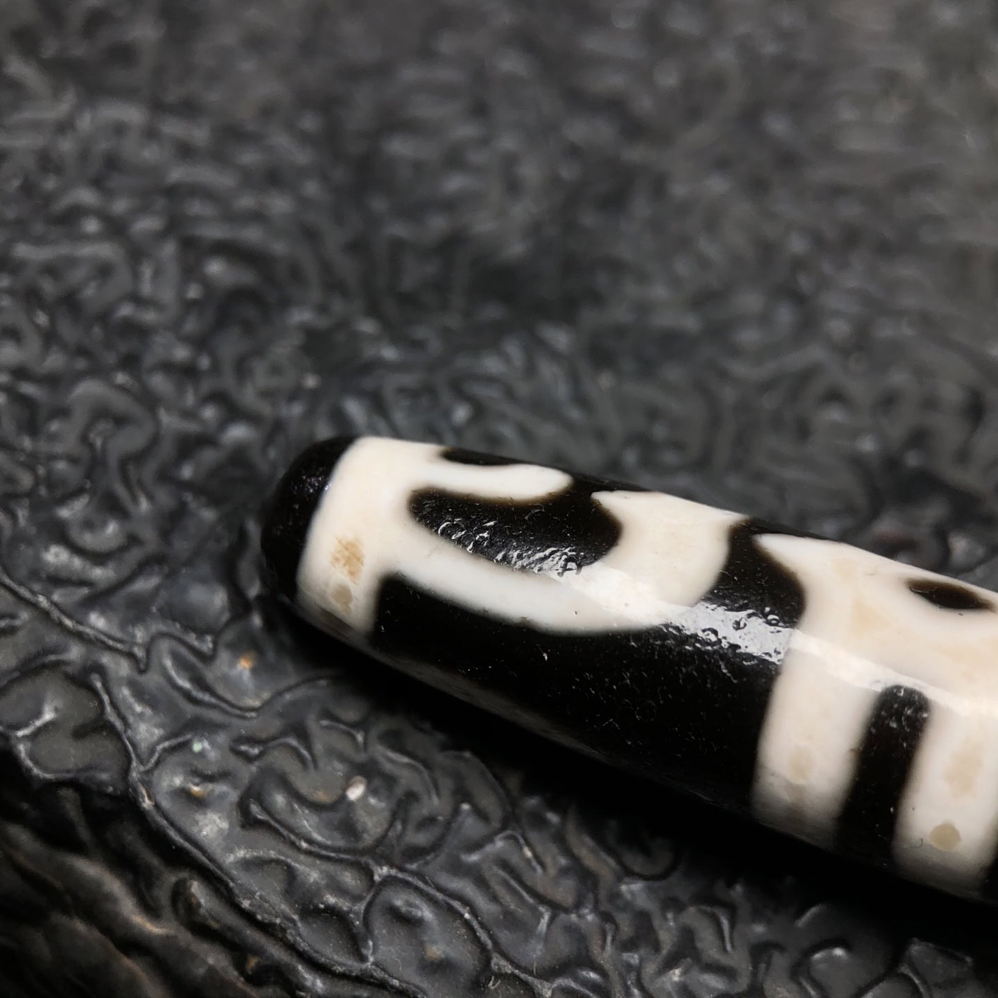 Chinese Natural Agate DZI Beads
